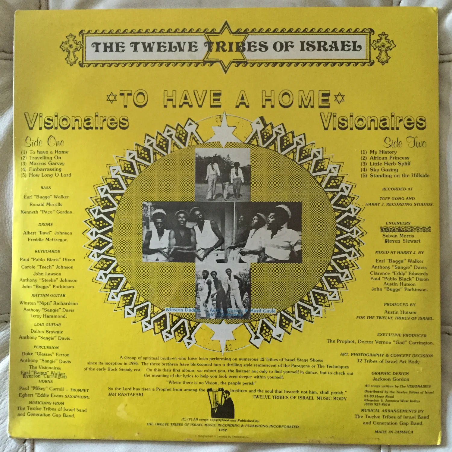 Visionaires Twelve Tribes Of Israel - To Have A Home - Orthodox LP